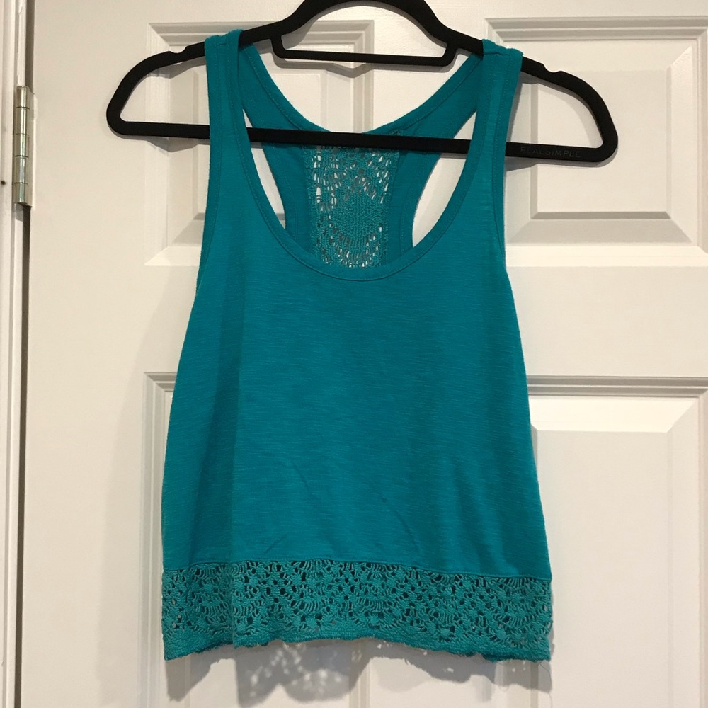 Lace crop top